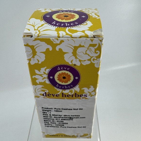 Other - Deve Herbes Pure Cashew Nut Oil (Anacardium occidentale) Natural Therapeutic Gra